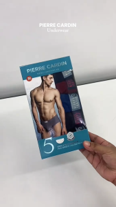 Pierre Cardin Underwear Ice Silk Microfiber Mini Brief - Assorted Colour (5 Pcs) PC2164-5M