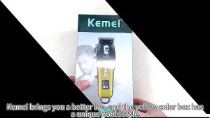 【24 hours Delivery】Professional Electric Hair Trimmer Kemei Rechargeable hair clippers LCD digital display hair clipper Adjustable electric hair clipper hair cut machine for men理发器