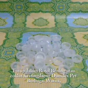 Tutup Dalam Botol Bening / Coklat Kratindeng  Dumex Pet SATUAN