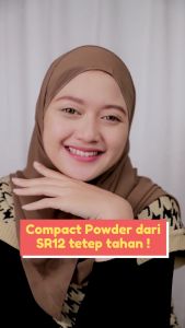 SR12 Daily Cover Bedak Padat Glowing Tahan Lama - Anti Air dan Keringat Meratakan Warna Kulit