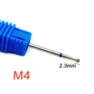 1Pcs Small Ball Cuticle Clean Diamond Nail Drill Bit Professional Safety Nail Bit Tools Nail Cleaner for Cuticle Dead Skin Files