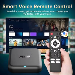New R69 4K High Definition Google Voice Built In Android 14 Multi Language Streaming Set Top Box