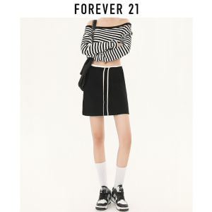 Forever21 | Drawstring Patchwork Sporty A-Line High Waist Mini Skirt