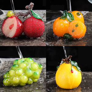 Resin Lychee Fruit Color Changing Tea Pet Tabletop Tea Set Premium Quality Gourmet Tea Accessories  Style Tea Play