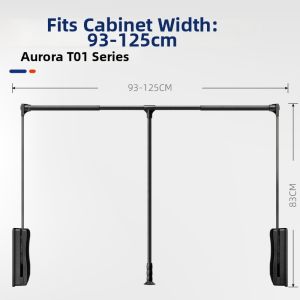 Telescopic Closet Hanging Rod