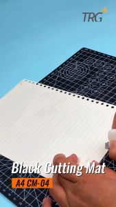 TRG Black Cutting Mat Alas Potong A4 CM-04 - Cuting Matt Hitam TRG