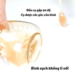 Bộ Cọ Bình Sữa Cho Bé 6 Trong 1 Chất Liệu Silicon An Toàn Cho Bé Gấp Gọn Có Hộp Đựng Tiện Lợi Dùng Cho Mọi Loại Bình