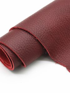 หนังวัวแท้ เสื้อท่อนบน ชั้น ผ้าเนื้อธรรมชาติ นุ่ม แผ่น สำหรับโซฟา เฟอร์นิเจอร์ หัวเตียง หนา 2 มม สีน้ำตาลแดงใส วัสดุ หนัง