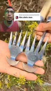 Alat pencabut Rumput liar viral / rumput dihalaman rumah dikebun/ weeding garu harrow