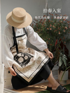 Váy Ngắn Bằng Vải Lanh Cotton Nguyên Chất Chống Thấm Nước Không Tay Thoáng Khí Cao Cấp Dùng Trong Nhà Bếp Mùa Hè Dùng Cho Mọi Lứa Tuổi