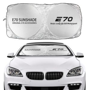 Tấm Che Nắng Kính Chắn Gió Ô Tô BMW Chống Tia UV Phụ Kiện Phủ Vải Bạc Dành Cho Các Dòng Xe E39 E46 E60 E90 E30 E34 E36 E53 E61 E62 E70 E87 E91 E92 E93