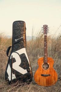 Palmer Travel กีตาร์พื้นบ้าน Single Board 38 นิ้ว 36 นิ้ว Love Wood Pear Blossom Heart Handmade กีตาร์เด็ก