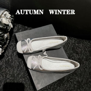 French Style Gentle Womens Flat Shoes Silver Color Inner Heightening Spring Summer New Arrival Match Skirts Mary Jane Shoes