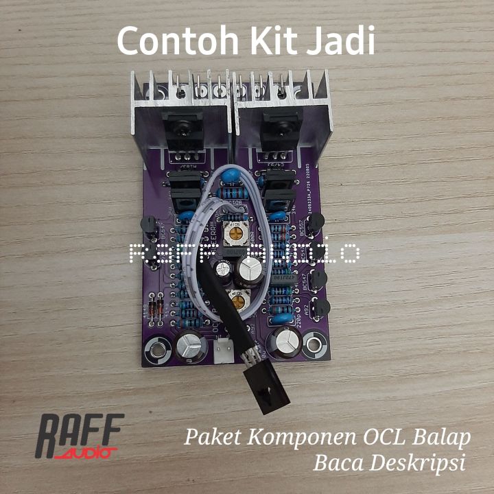 Paket Komponen Kit Driver Power Amplifier Ocl Balap Baca Deskripsi Lazada Indonesia