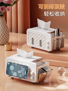 ฤดูใบไม้ผลิ กล่องกระดาษทิชชูหรูหราทันสมัย เรียบง่าย กล่องเก็บพลาสติกสี่เหลี่ยมสร้างสรรค์สําหรับห้องนั่งเล่นห้องนอนโต๊ะรับประทานอาหารโต๊ะกาแฟ