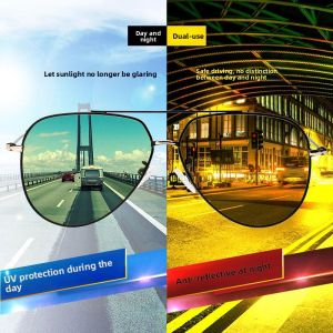Raydem | Polarized UV Protection Night Vision Mens Sunglasses