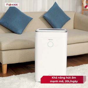 Máy hút ẩm lọc không khí 40m2 Nhập Khẩu Fujihome máy hút ẩm không khí gia dụng thông minh công suất lớn hiển thị độ ẩm mini dehumidifiers