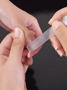 Alat Pengikir Kuku Kilap Nano Glass Nail File Portable / Alat Manicure Pedicure Kikir Kuku CF K177