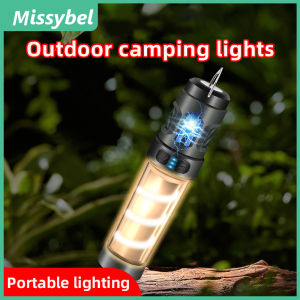 2024 LED Camping Light Type-C Charging Portable Multi functional Mosquito Repellent Outdoor Camping Tent Light Waterproof Flashlight Tent Supplies Outdoor Lighting