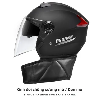 AD | Mũ Bảo Hiểm Nửa Đầu Cho Phụ Nữ