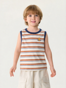 Marc&Janie | Boys Cotton Cartoon Stripe Vest