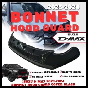 GCAO HOOD GUARD BONNET NEW D-MAX 2023-2024 BLACK DBNG01 (11963)