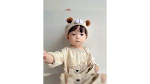 Mũ len nồi cho bé từ 5 tháng đến 3 tuổi hình gấu cực đáng yêu mũ len thời trang trẻ em Pama STORE ML03
