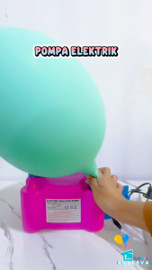 Pompa Balon Listrik / Pompa Balon Electric Pump / Alat Tiup Balon Praktis Murah