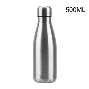 Water Cola Bottle Stainless Steel 350ML 500ML 750ML 1000ML Single Wall Water Bottle Outdoor Travel Sports Drink Bottles