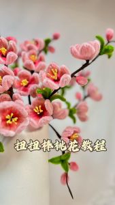 (Có Làm sẵn) Set nguyên liệu làm cành quất kẽm nhung bình hoa đào kẽm nhung cành lựu kẽm nhung hoa trang trí tết