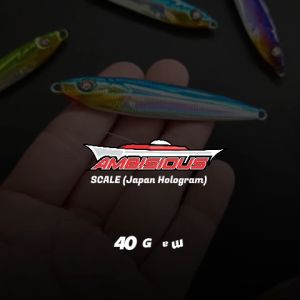 Metal Jig 40 Gram Mongkalo Ambisious Metaljig Micro Jig 40g 40gr 40grm 40 gr 40 g 40 grm 40gram