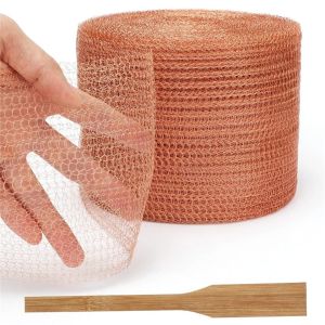 1/6/10/15 m Anti-Pest Copper Mesh Anti-snail Copper Wire Net Signal Shielding Net Rodent Copper Wire Plant Garden Supplies 1pc