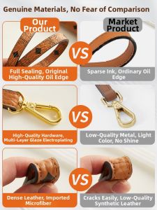 JINGQIAN | Adjustable Leather Shoulder Strap for Envelope Bags