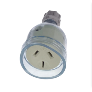 fengyidz SAA Rewirable Plug Socket Australian Female Socket 3 Prong Electrical Socket Grounded Rewire Socket DIY Assembled