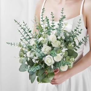 5/10/15Pcs Artificial Eucalyptus Leaves Bouquet Stems Leaf Picks Plant Fake Flowers for Home Decor Wedding DIY Floral Decoration