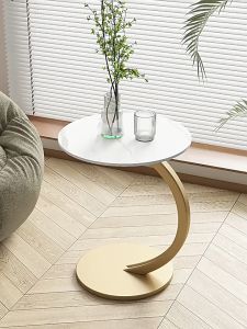 Sofa Side a Few Simple Modern Round Side Table Bedside Table Living Room Table Stainless Steel Round Table Desk Table Bed Table