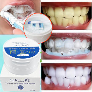 Teeth Whitening Powder Pemutih gigi Cleaning Dental Mouth calculus health pearl white tooth powder 50g Teeth Whitening for men and women 牙齿美白粉