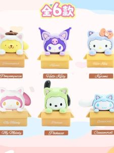 Sailor Moon Blind Box Series Natural Sprite Luminous Plushie Pachat Dog Kurokos Bé Gái Melody Collectible Anime Figurine