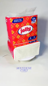 1 Pcs Tisu Wajah / Tissue Jolly 560 Sheets 2 Ply Bukan Tisu Daur Ulang