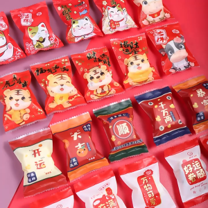 Set 100 khay túi đựng bánh dứa bánh quy cookies