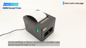 High Performance 80mm Thermal Printer USB/Bluetooth/LAN/WIFI Interface Optional Waterproof Auto Cutter ESC/POS Compatible Thermal Receipt Bill POS Printer for Supermarket Restaurant