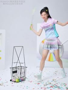 Kumpoo | Moisture-wicking Badminton Shirt Short Sleeve