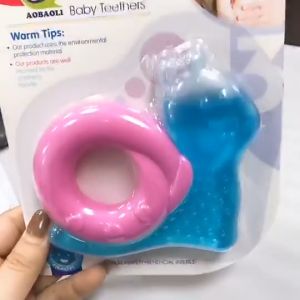 SYARIAH TOYS - MAINAN GIGITAN BAYI BALITA BER-SNI AOBAOLI WATER TEETHER SILICONE