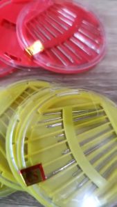 COD - JARUM JAHIT TANGAN SET WADAH BUNDAR JARUM JAHIT TANGAN 1SET JARUM JAHIT SERBAGUNA DMO LC32