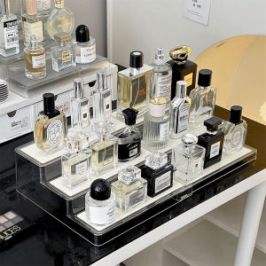 Acrylic Multi-layered Cosmetic Storage Rack: A Transparent Luxury Solution