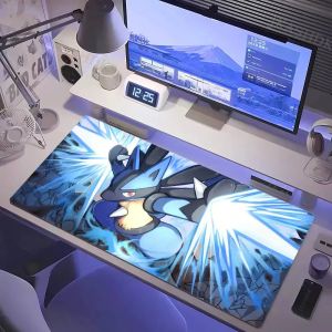 Bandai | Pokemon Cartoon Gaming Desk Mat Large Rubber Keyboard Mousepad 2MM Stitched Edge