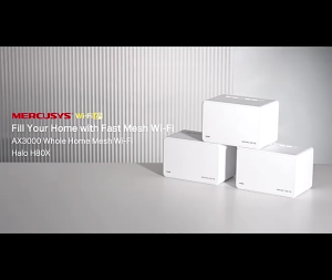 Mercusys Halo H80X AX3000 Whole Home Mesh WiFi 6 Router System (2-3Pack) (Powered by TP-Link)