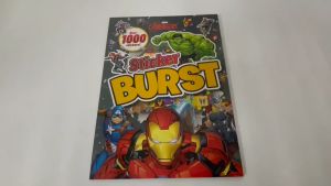 Marvel Avengers Sticker Burst Activity Book With 1000 Stickers For Kids To Learn About Superheroes Iron Man Captain America Hulk Thor