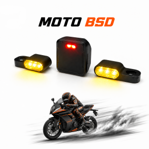 Motorcycle Scooter Sport Bike Parts Motorcycle Blind Spot Monitoring System Compatible with Honda Yamaha BMW Ducati Series