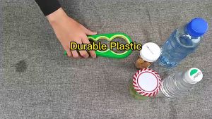 4 in 1 Household Multifunctional Can Opener Manual Twist Anti Slip Silicone Can Lid Jar Kitchen Tool Bottle Gripper PembukaTin 开罐器